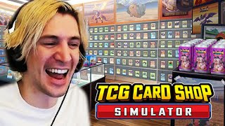 xQc Starts His Own Card Shop