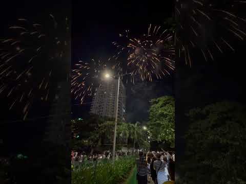 Fireworks at Sinulog #sinulogfestival #cebu #fireworks