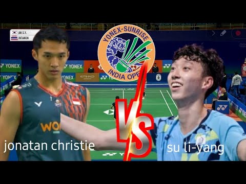 R16 : JONATAN CHRISTIE [INA] VS SU LI-YANG [TPE] | MS | yonex-sunrise india open 2025