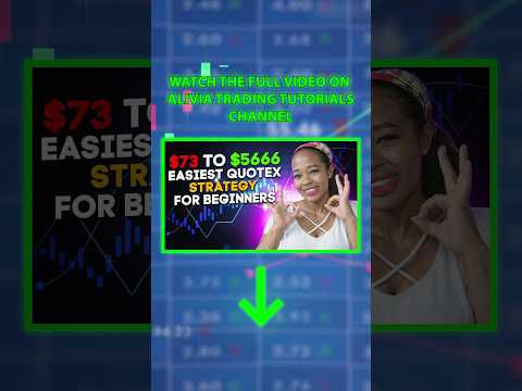 EASIEST QUOTEX STRATEGY FOR BEGINNERS 2024