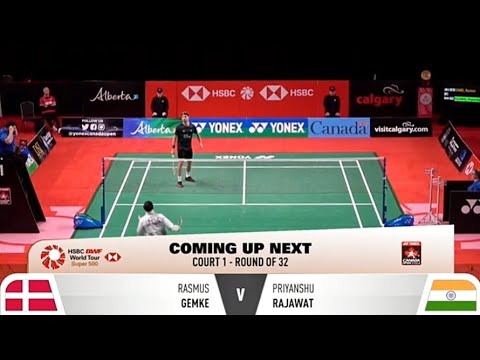 CANADA OPEN 2024 : RAJAWAT [ IND ] VS. GEMKE [ DEN ] #yonexcanadaopen #worldtour #bwfworldtour