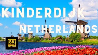 Kinderdijk, Netherlands - One of the most beautiful places in the world 4K video