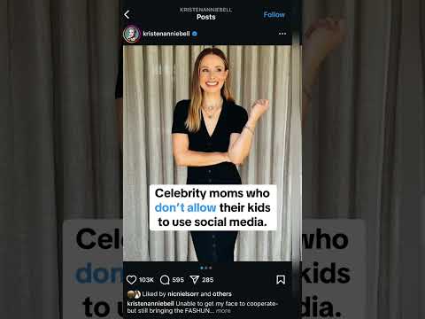 Celebrity Moms Who Say "No" to Social Media for Kids #Shorts