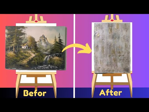 Transforming My Vintage Painting|How to Upgrade Your Old Art into a Decor Masterpiece|Creative Ideas