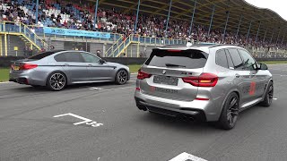 750HP BMW X3M Competition vs BMW M5 F90 Competition