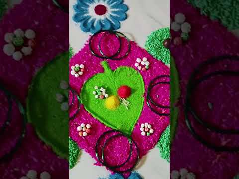 Easy & simple #sankaranthi #decoration #rangoli