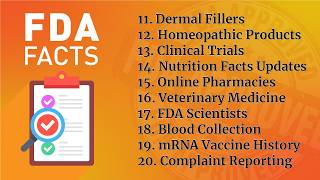 10 More Facts about What FDA Does and Does Not Approve | #FDAFacts 11-20