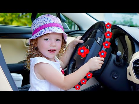 We are in the Car - Wheels On The Bus Song with Lyrics - Nursery Rhymes by Kids Music Land