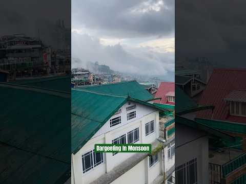 Dargeeling In Monsoon | Beautiful View of Dargeeling in monsoon #dargeeling #hills #shorts #viral