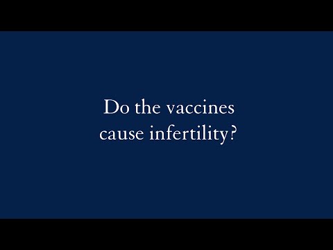 Do the vaccines cause infertility?