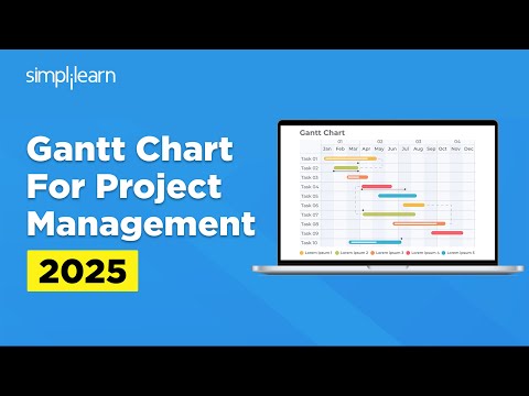 Gantt Chart For Project Management 2025 | How To Create Gantt Charts In Excel | Simplilearn