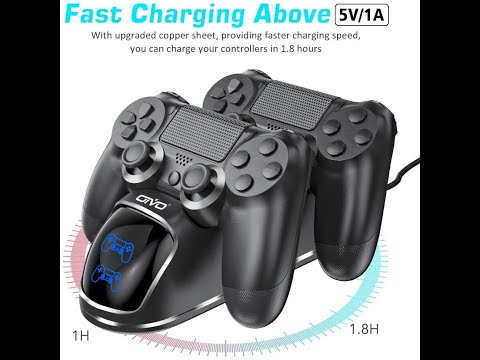 PS4 Controller Charger Dock Station, OIVO Playstation 4 PS4 Controller Charging Dock Station Upgrade