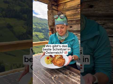 Lecker! 😋🙌 Wo gibt’s deiner Meinung nach das beste Schnitzel?🫶👀 #schnitzel #foodlover #alpen