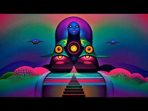 DMTPORTAL - chronoquarium  (4K Psychedelic Journey Through Morphing Creatures and Cosmic Realms)