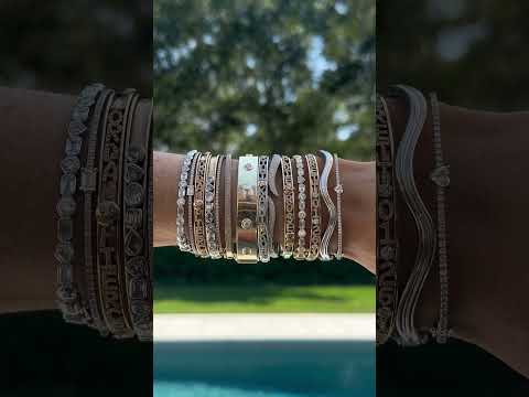 Shop your stack on stephaniegottlieb.com! #jewelry #diamond #bangles #wriststack