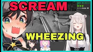 Ozora Subaru Scream Equal Shishiro Botan Wheezing - Choco Luna | Watch Dog Legion [Hololive/Eng Sub]