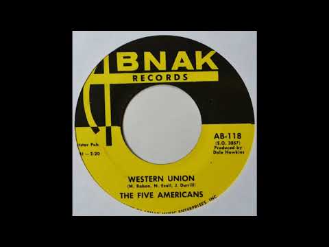 WESTERN UNION --THE FIVE AMERICANS (NEW ENHANCED VERSION)1967