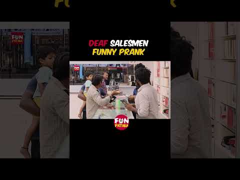 DEAF SALESMEN Funny Prank #funpataka #comedy #ytshorts #teluguprank