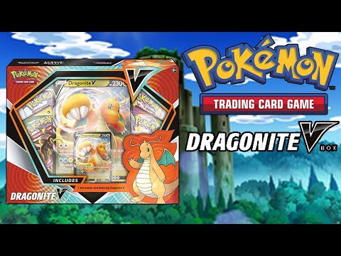 Opening a Dragonite V Box of Pokemon Cards!