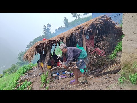 This is Himalayan Most Peaceful Nepali Village Life of Nepal | Organic FoodCooking in Countryside |