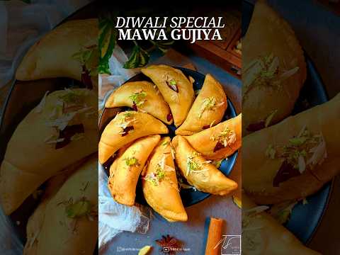 Gujiya | Gujiya Recipe | Gujiya Made with Mawa & Dry Fruit | Diwali Recipe | Khoya Karanji | #shorts