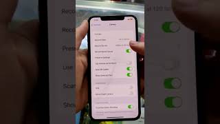 iphone xs Max Best Quality Camera Settings #shorts #iphones