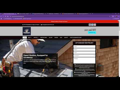 Website Analysis Video for Four Seasons Construction