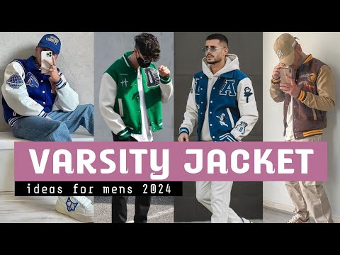 VARSITY JACKET outfit ideas mens 🔥 2024 men's fashion guide 🔥