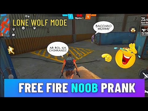 noob prank successful🏆💪🏆💪 free fire #freefire