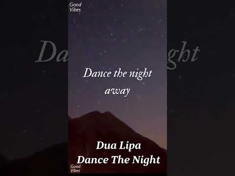 Dua Lipa - Dance the Night #shorts #music #lyrics #foryou #dualipa  #dancethenight #fypシ #trend #fyp