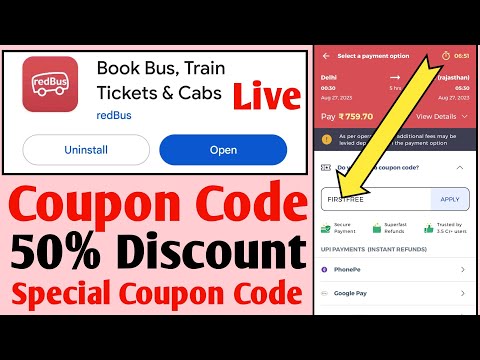 redbus coupon code new | redbus coupon codes | redbus coupon code latest