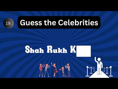 Guess the Celebrities Quiz