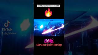 G3D live on stage preforming GIVE ME YOUR LOVE .#peterborough #airbit #livepromoteyourchannel