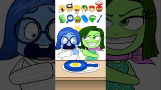 Blue vs Green Emoji Eating Challenge