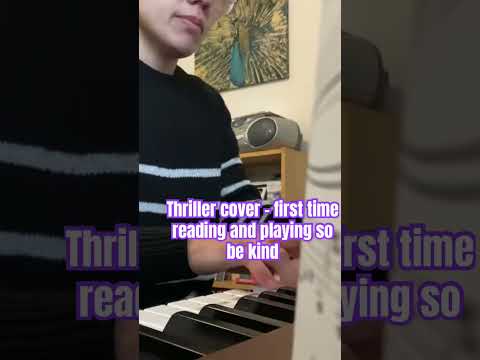 Intro thriller cover - practise #pianocover #cover