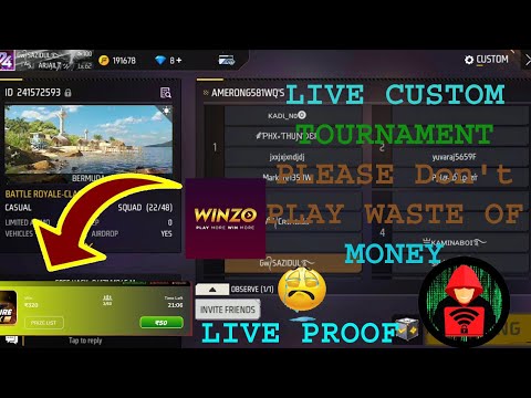 winzo gold tournament please don't Play scam winzo gold @TotalGaming093