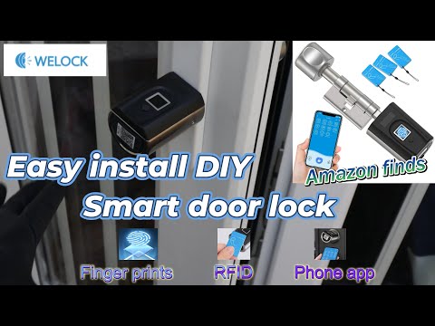 Easy install WELOCK DIY Smart door lock unboxing and first use by Benson Chik