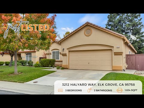 Elk Grove CA Dream Home! 3 Bed 2 Bath &  Top Schools! 🏡 3212 Halyard Way