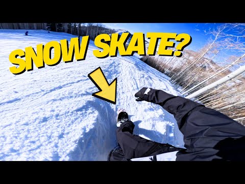 POV: Skateboarding, but at a SKI RESORT! 🔥