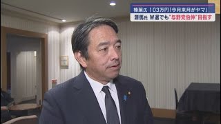 「年収１０３万円の壁」を巡る自民・公明両党との協議は「１月・２月がヤマ」　国民民主党 榛葉賀津也幹事長