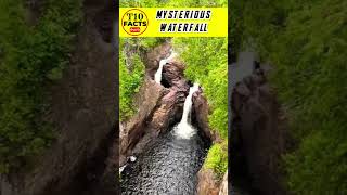 🤔Mysterious Waterfall🤔 | Devil's Kettle | T10 Facts in Telugu #shorts #telugufacts #vrfacts