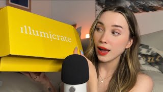 ASMR Cozy Illumicrate Book Box Unboxing (December 2024, Close Whispers)