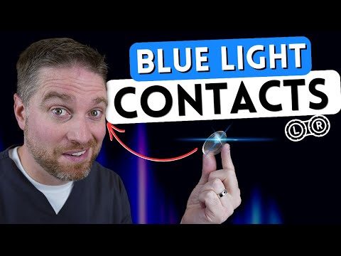 Blue Light Blocking Contacts For Digital Eye Strain?