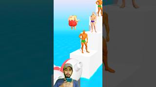 Squeezy Girl jump Man  #gamingshorts #gaming #funny #shorts