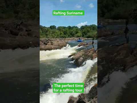 The perfect time to #enjoy a #raftingtour in #Suriname. #raftensuriname #rafting #raftingtoursurinam