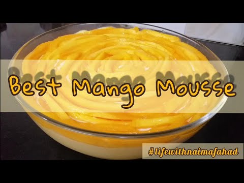 Best Mango Mousse / Mango Delight Recipe 🧡 #mangodessert #yummyneasyrecipe