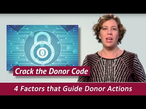 4 Factors to Help You Crack the Donor Code