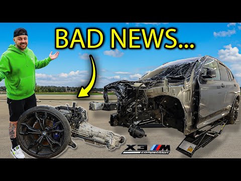 REBUILDING MY WRECKED BMW X3M COMPETITION FULL TEARDOWN (PT2)