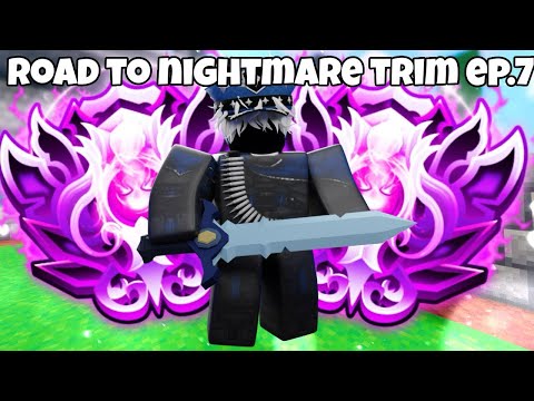 Road To NIGHTMARE Armor Trim Ep.7 (Roblox Bedwars) (ft. @OfficialVergeZ )