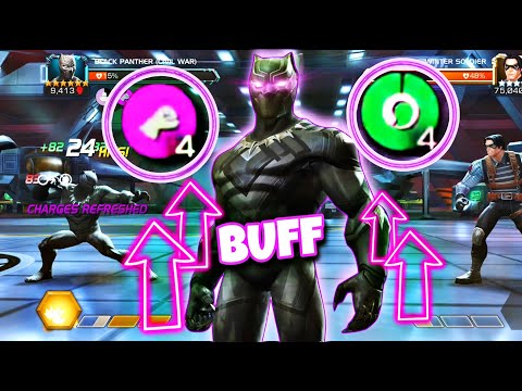 How to use BUFFED "BLACK PANTHER (CW)" Abilities, EXPLAINED!!